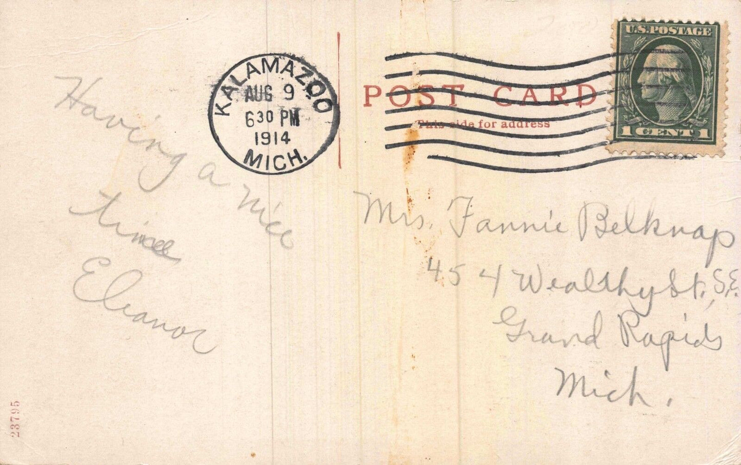 Postcard Elks Temple & Majestic Theatre in Kalamazoo, Michigan