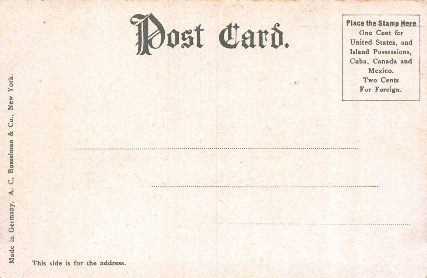 Postcard Passenger Railroad Station in Manchester, New Hampshire