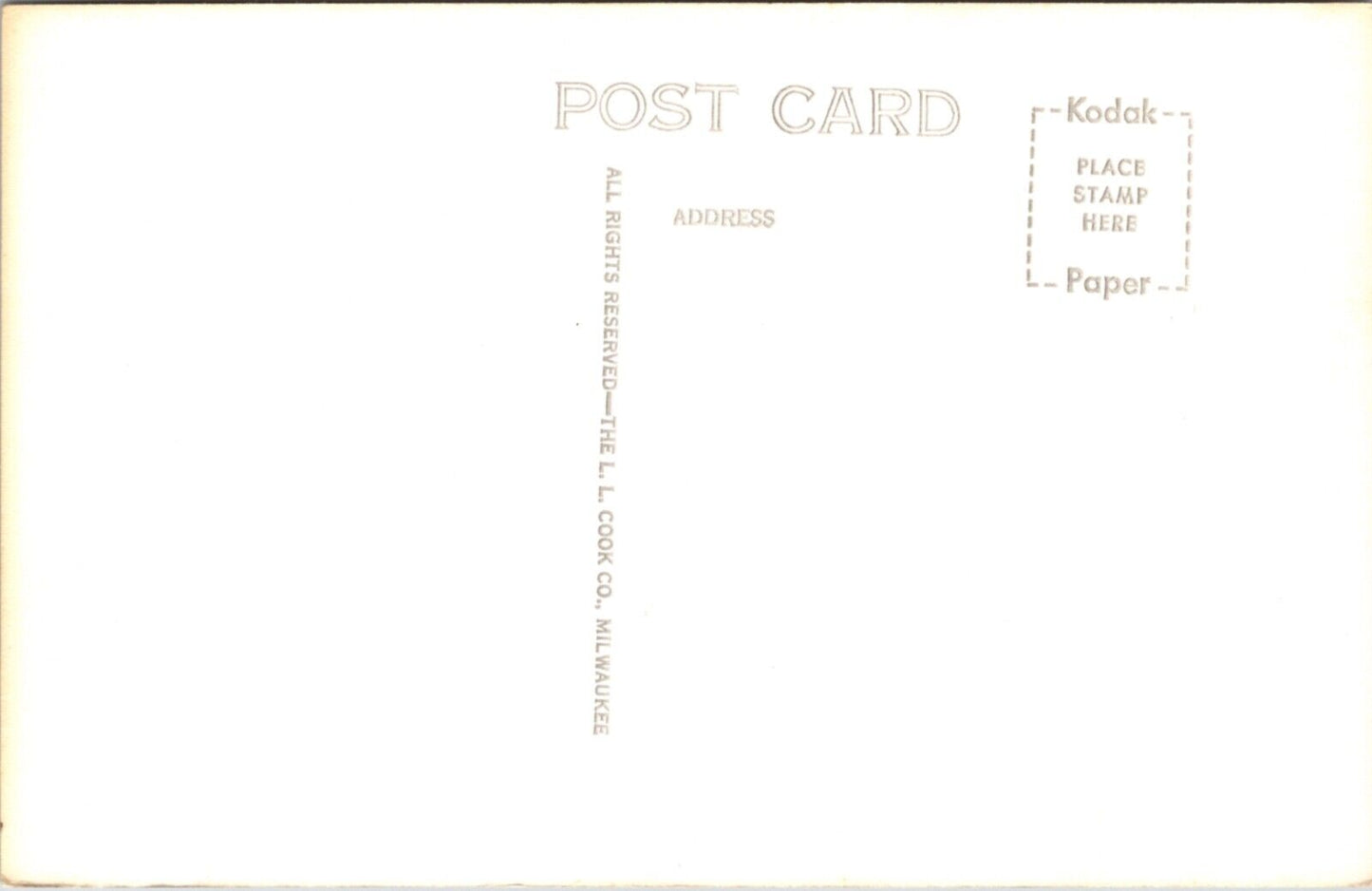 Real Photo Postcard Okechobee County Court House in Okeechobee, Florida