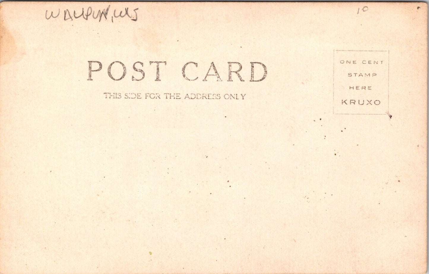 Real Photo Postcard Wisconsin State Prison in Waupun, Wisconsin