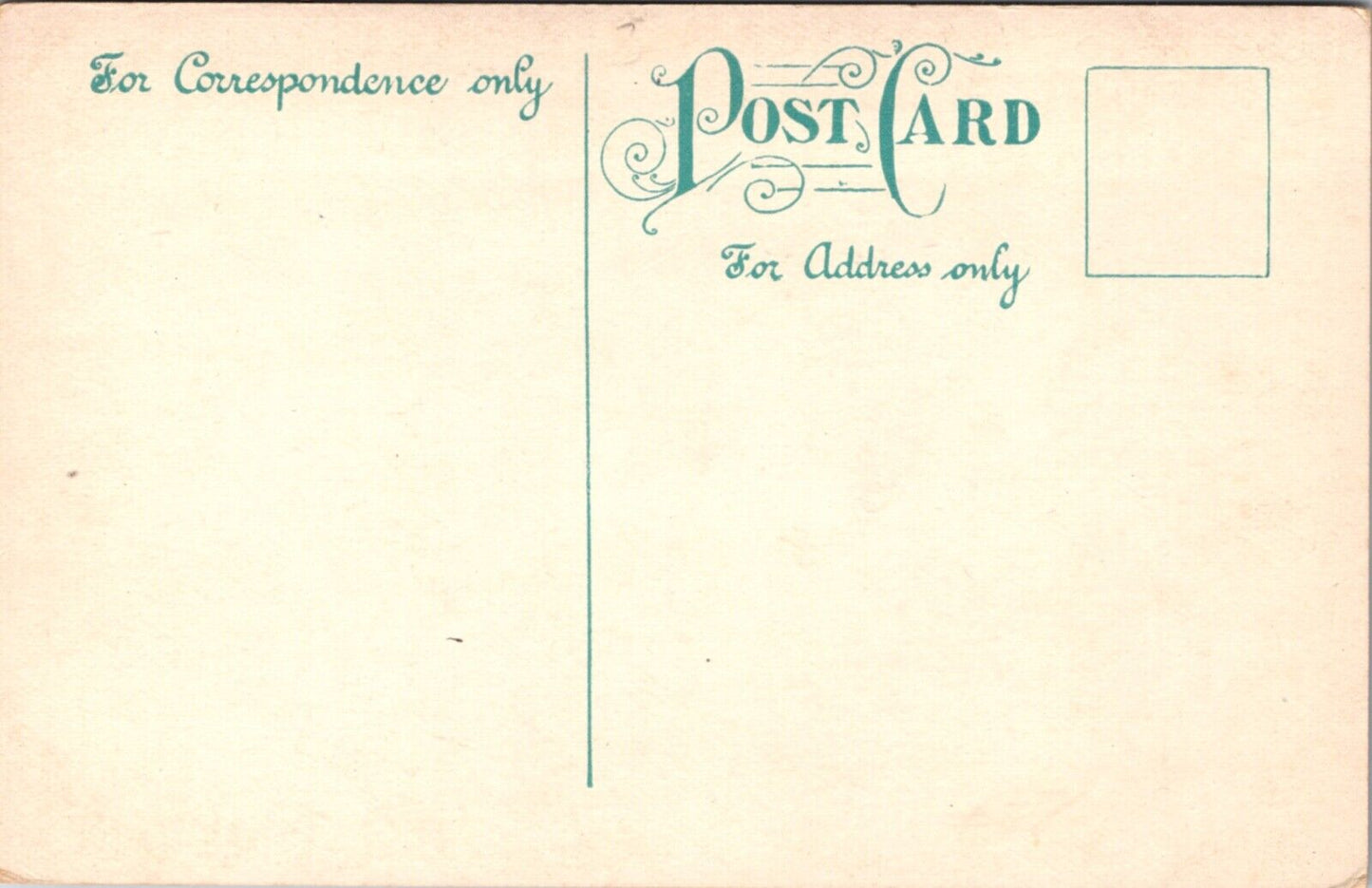 Postcard Public Library in Houlton, Maine