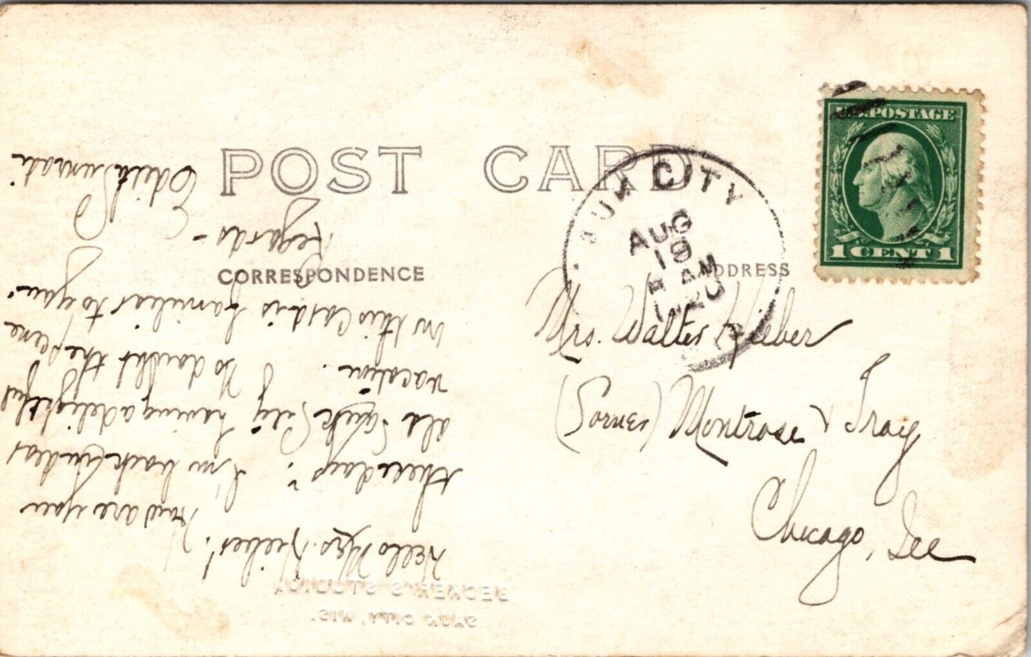 Real Photo Postcard View on the Wisconsin in Sauk City, Wisconsin