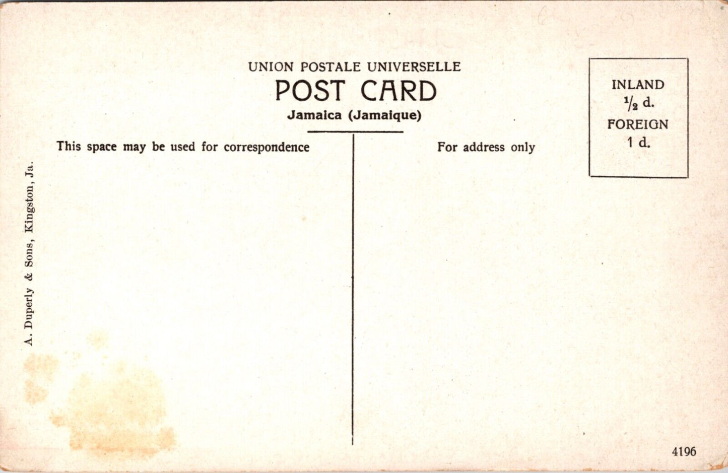 Postcard Greetings From Jamaica, Off To The Jail, People Riding Donkeys