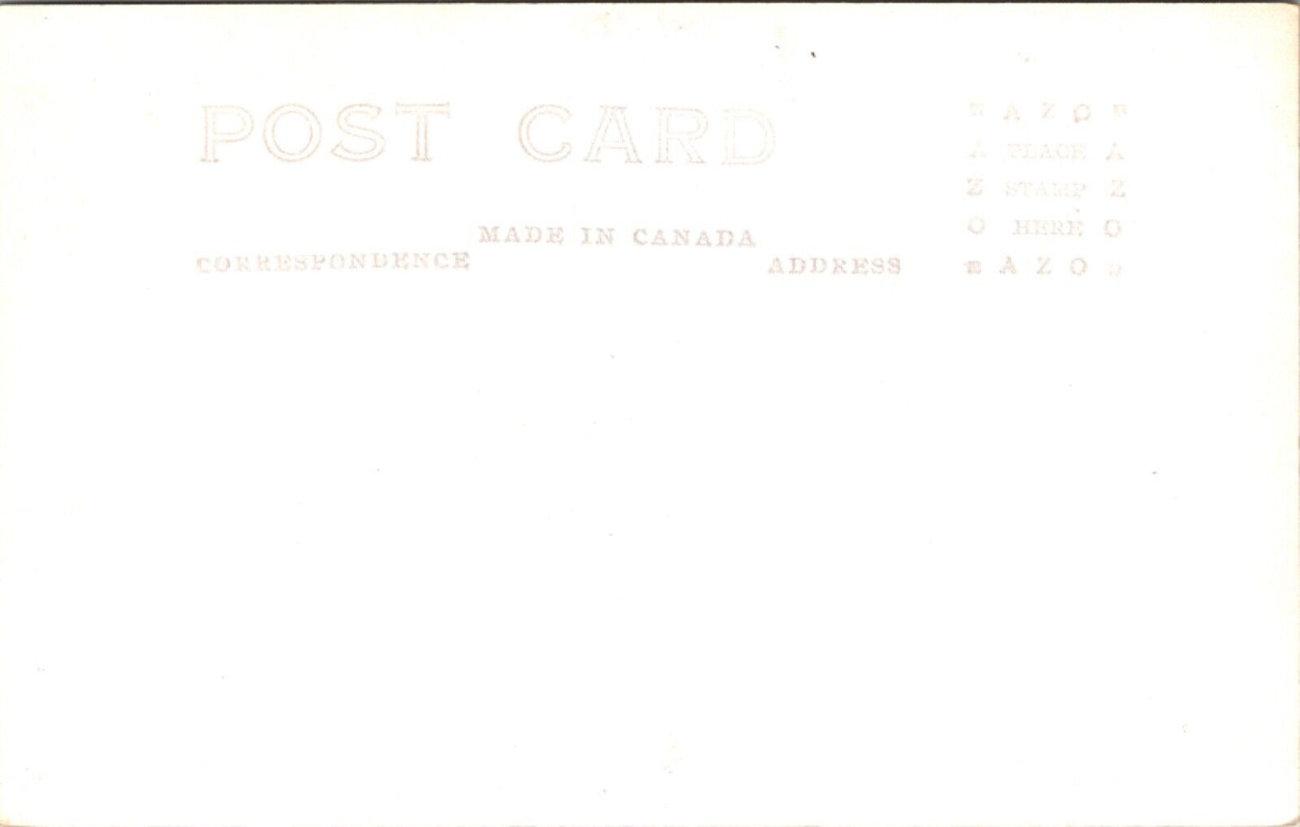 Real Photo Postcard Birthplace of Marie Dressler in Cobourg, Ontario, Canada