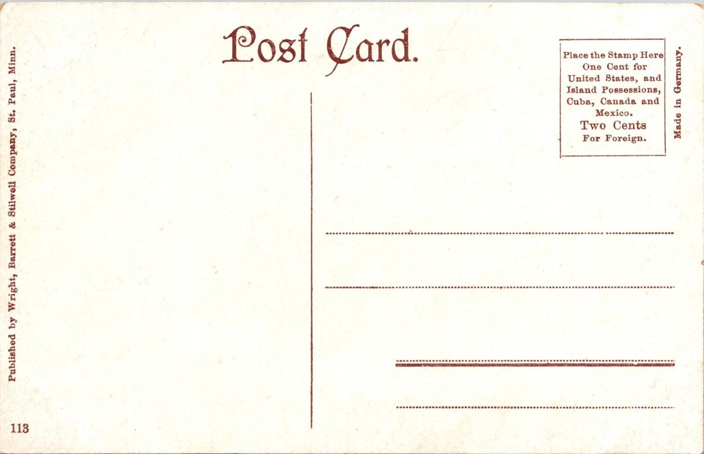 Postcard The Aberdeen Hotel in St. Paul, Minnesota