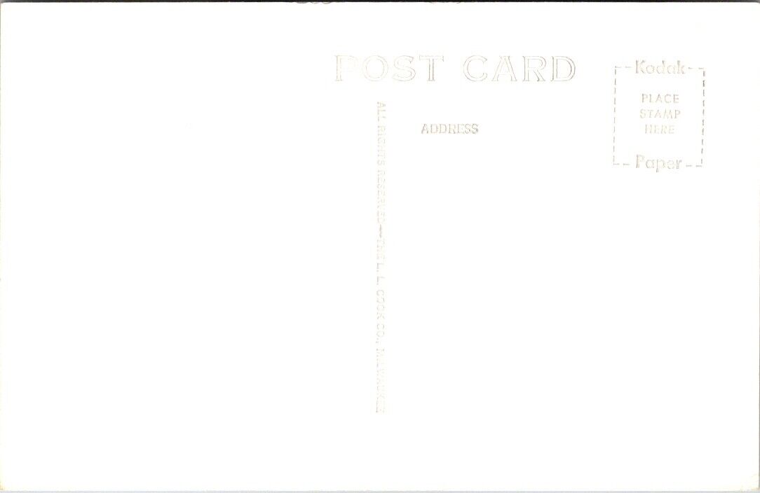 Real Photo Postcard Municipal Hospital in Forest City, Iowa