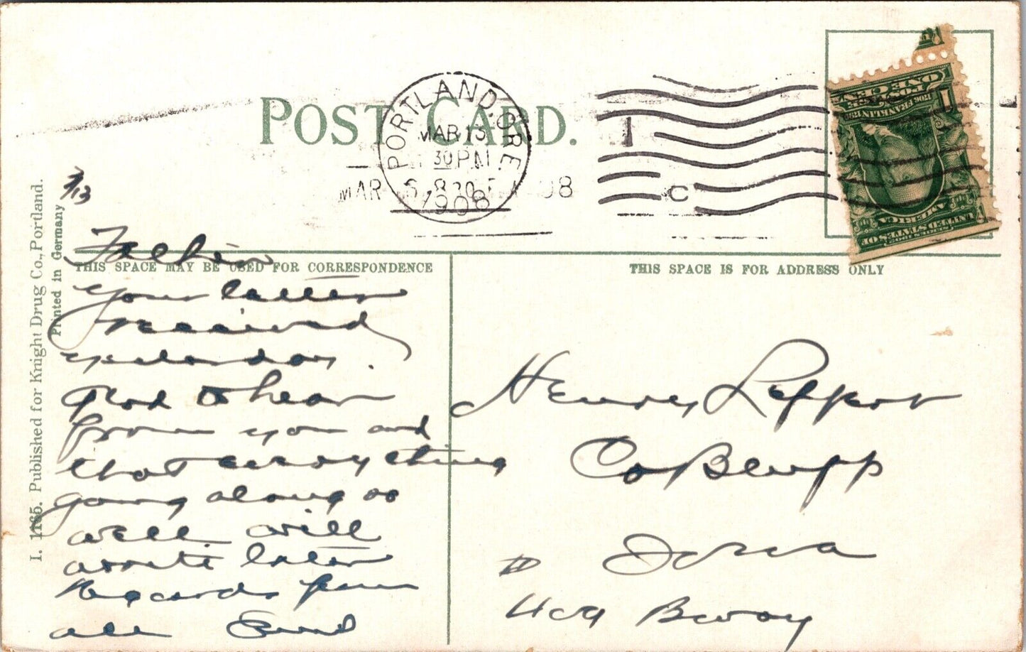 Postcard Post Office in Portland, Oregon