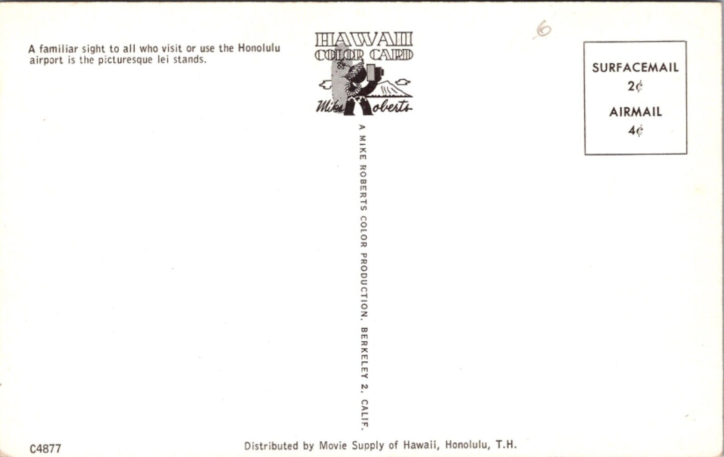 Postcard Lei Stands at the Honolulu Airport, Hawaii