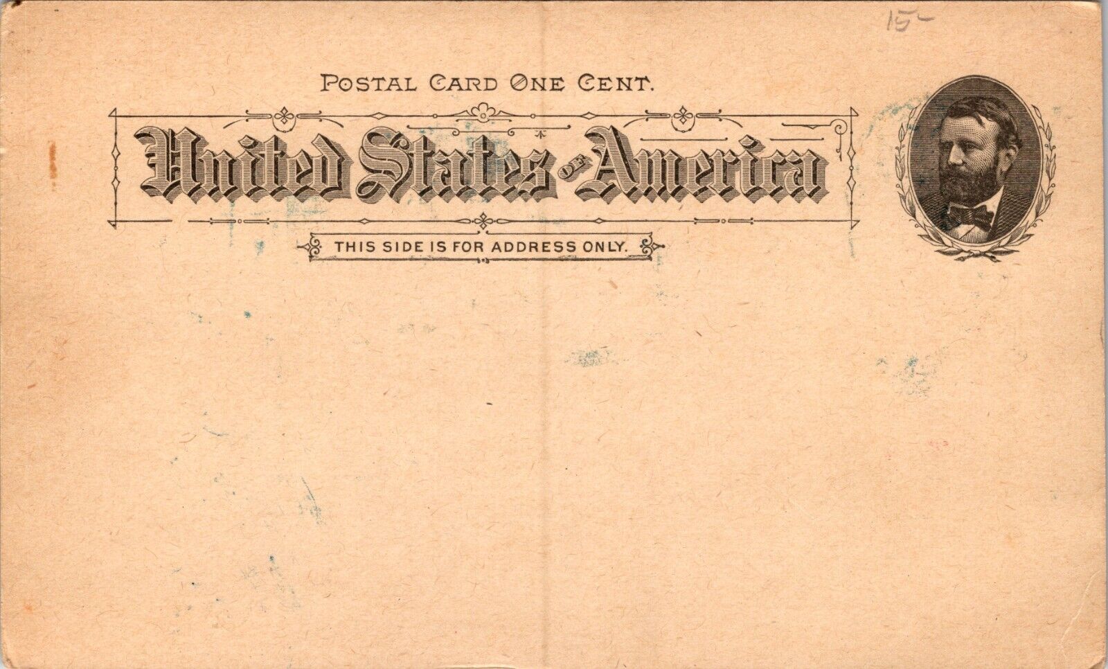 1893 Postal Card Chicago World’s Columbian Exposition Pres Cleveland Eagle Flag