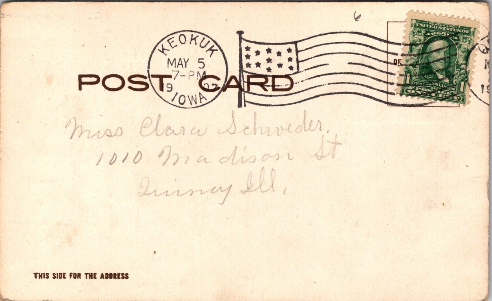 1907 Vinegar Valentine Postcard Lady Playing  Music “Don’t Bang on Your Piano”