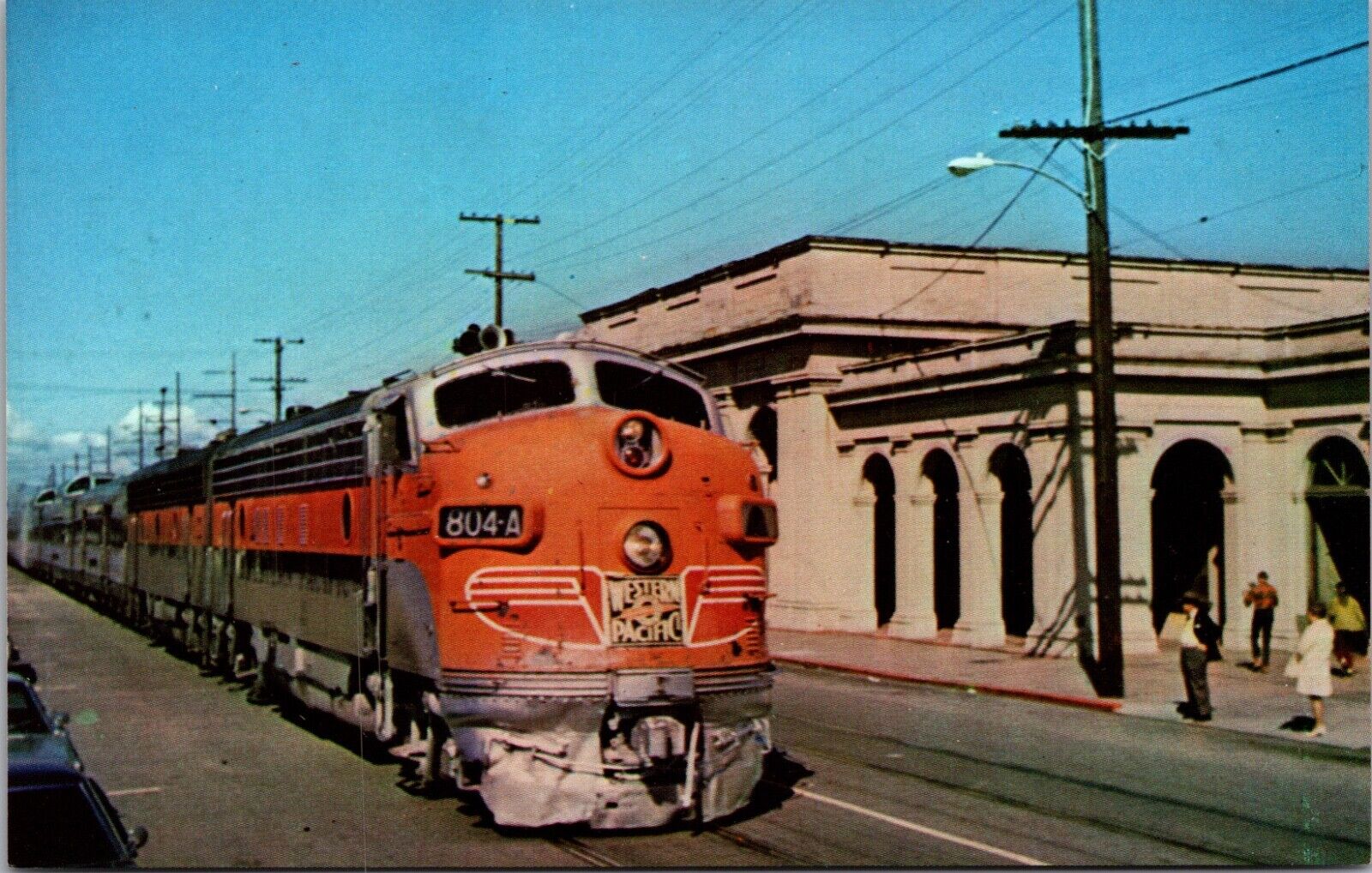 Western Pacific Railroad California Zephyr Train Third Street Oakland California