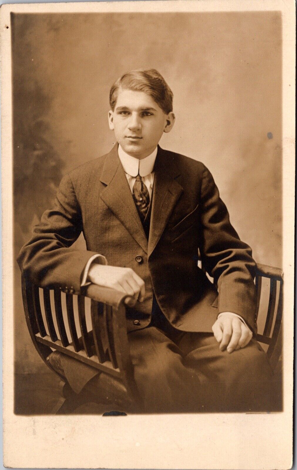 Well Dressed Young 17 1/2 year old Walter Bradford of New Haven, Connecticut