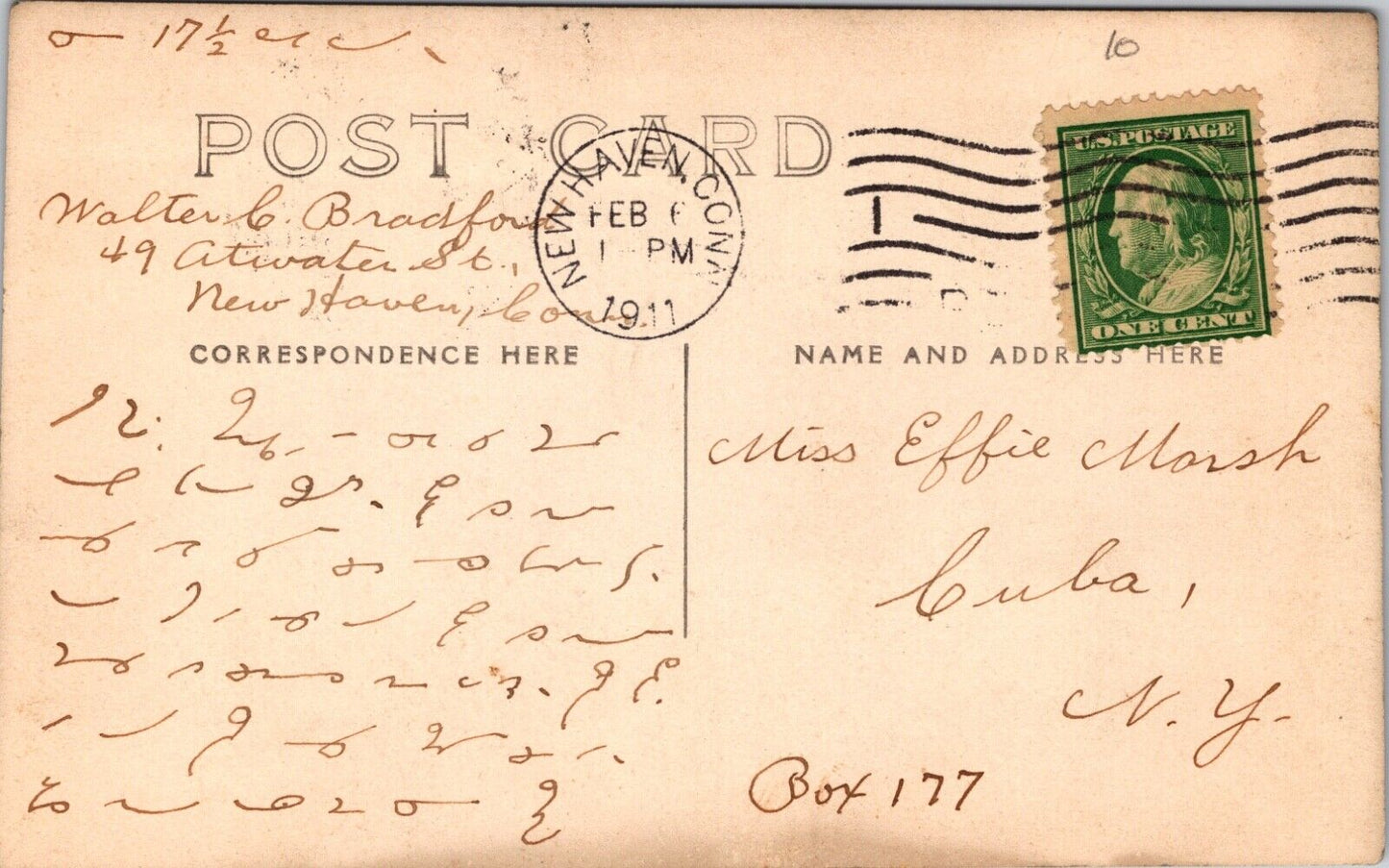 Well Dressed Young 17 1/2 year old Walter Bradford of New Haven, Connecticut