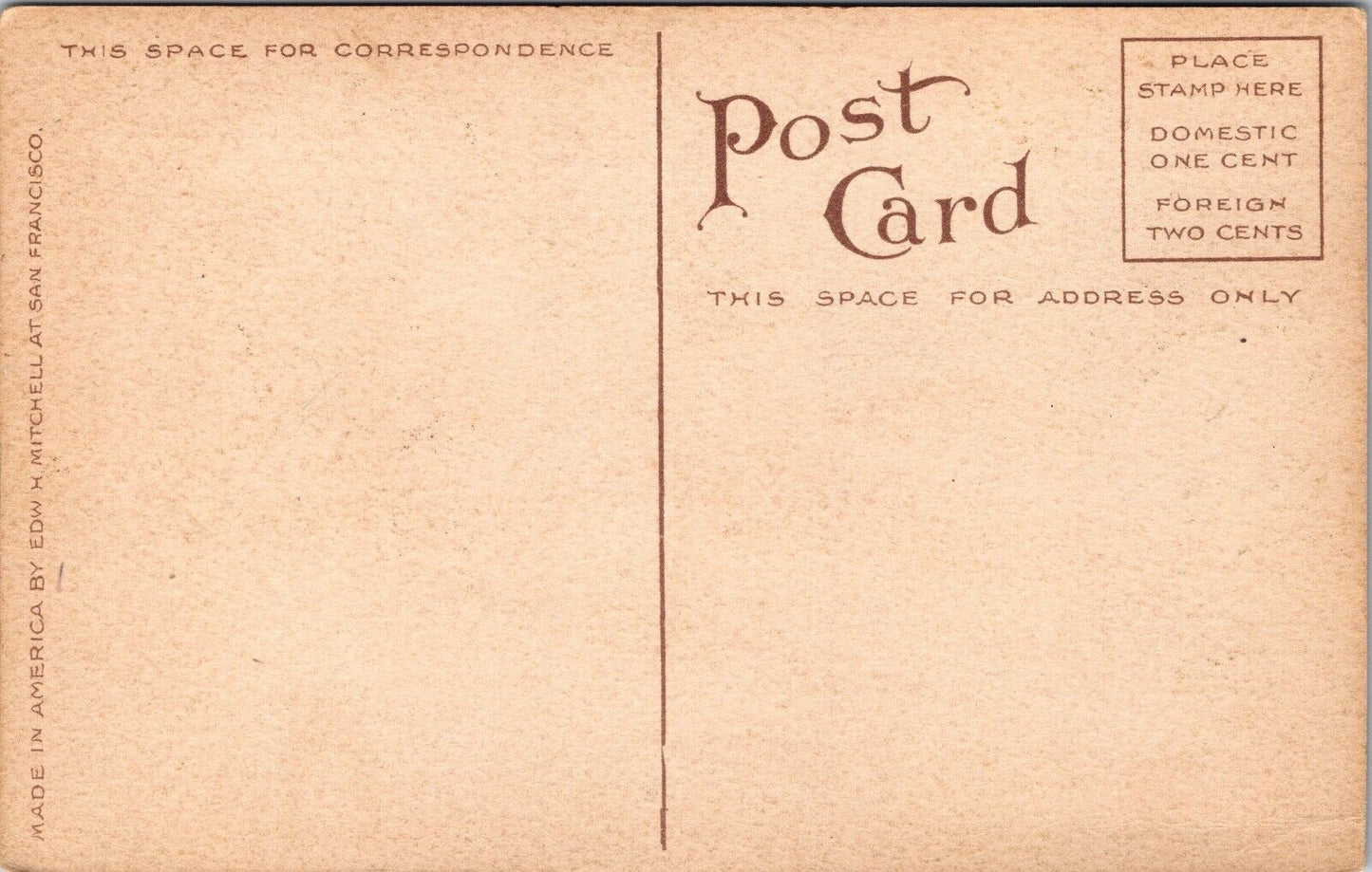 Postcard Hotel On Top Of Mount Wilson, California San Gabriel Mountains