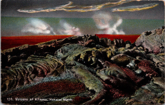 Volcano Of Kilauea Hawaiian Islands Hawaii Postcard