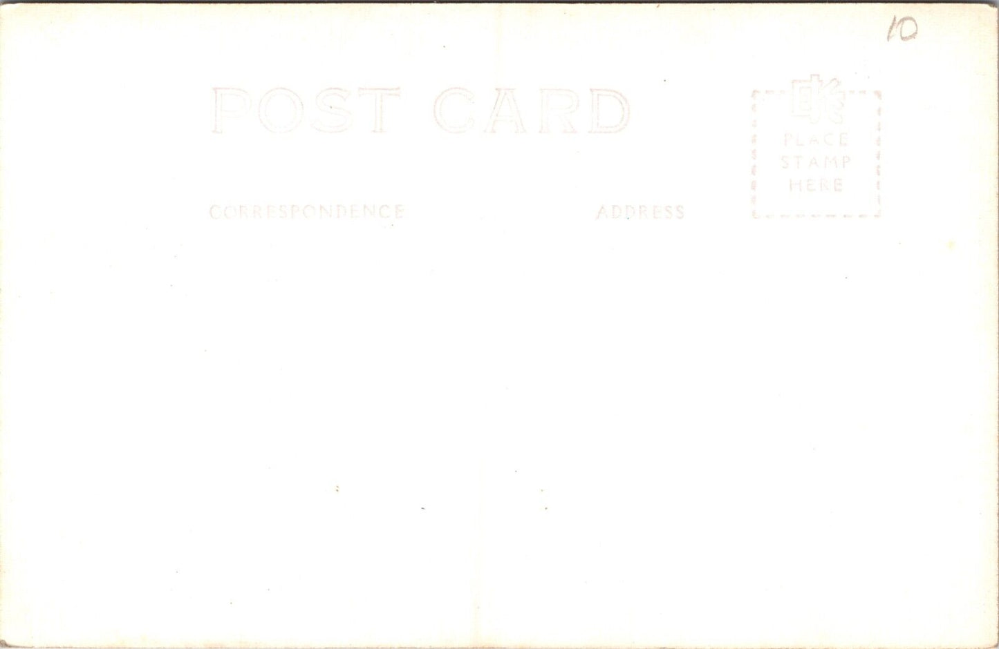 Real Photo Postcard Aerial View of Bridge and Downtown La Crosse, Wisconsin