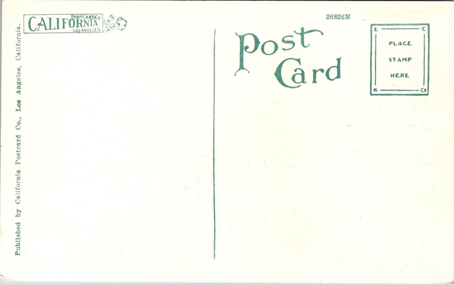 PC Masonic Temple on Hollywood Boulevard Looking West Los Angeles California