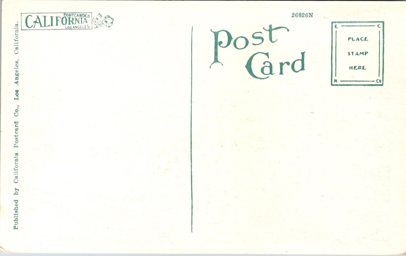 PC Masonic Temple on Hollywood Boulevard Looking West Los Angeles California