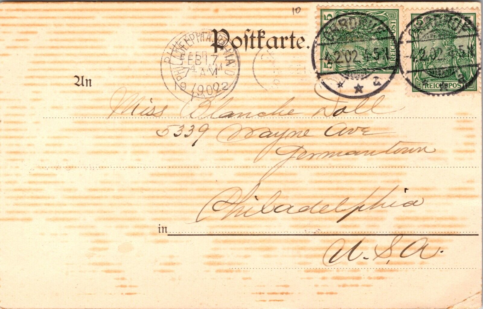 1902 Postcard Greetings From Ohrdruf Germany Multi Views Church & Post Office