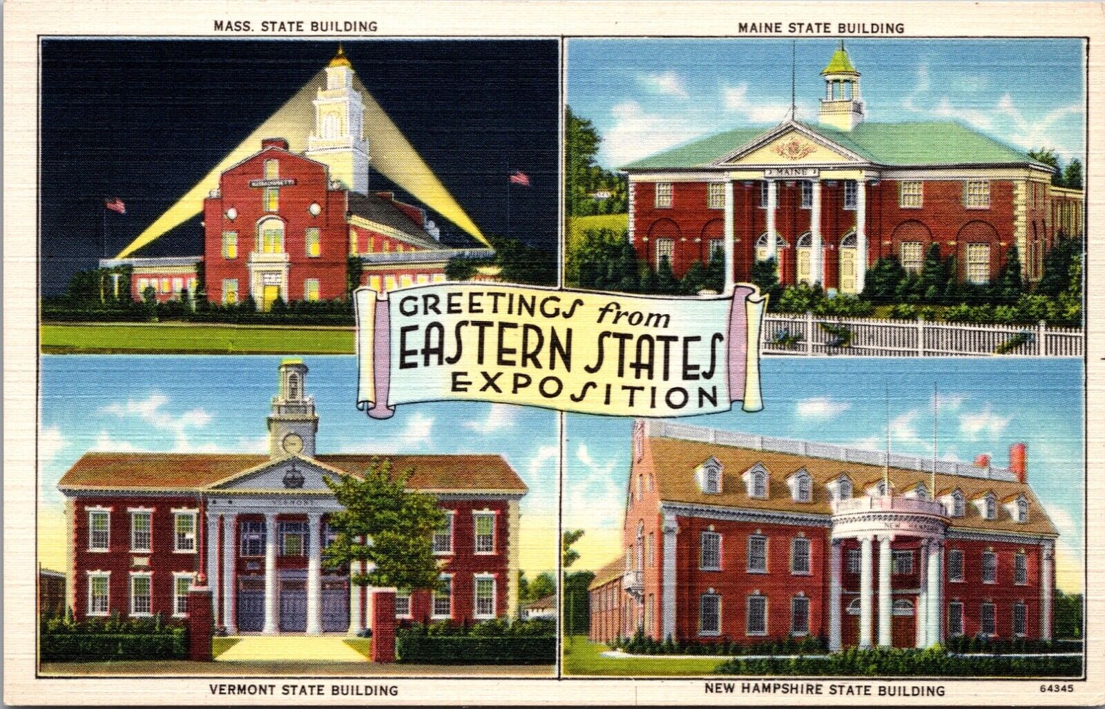 Greetings Eastern States Expositions Maine Vermont Massachusetts New Hampshire