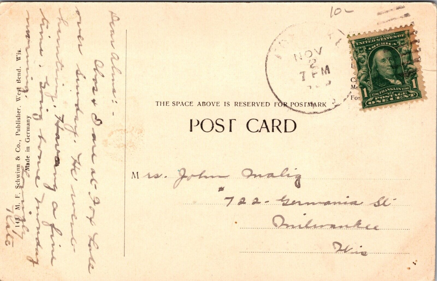 Postcard Cottage on Fox Lake, Wisconsin